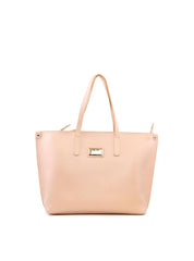 Bolsa Shopper com Detalhes Laterais - Nude BSI-6139 - NU