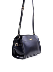 Bolsa Tote Transversal com Fivelas Laterais - Preta BSI-6218 - PR