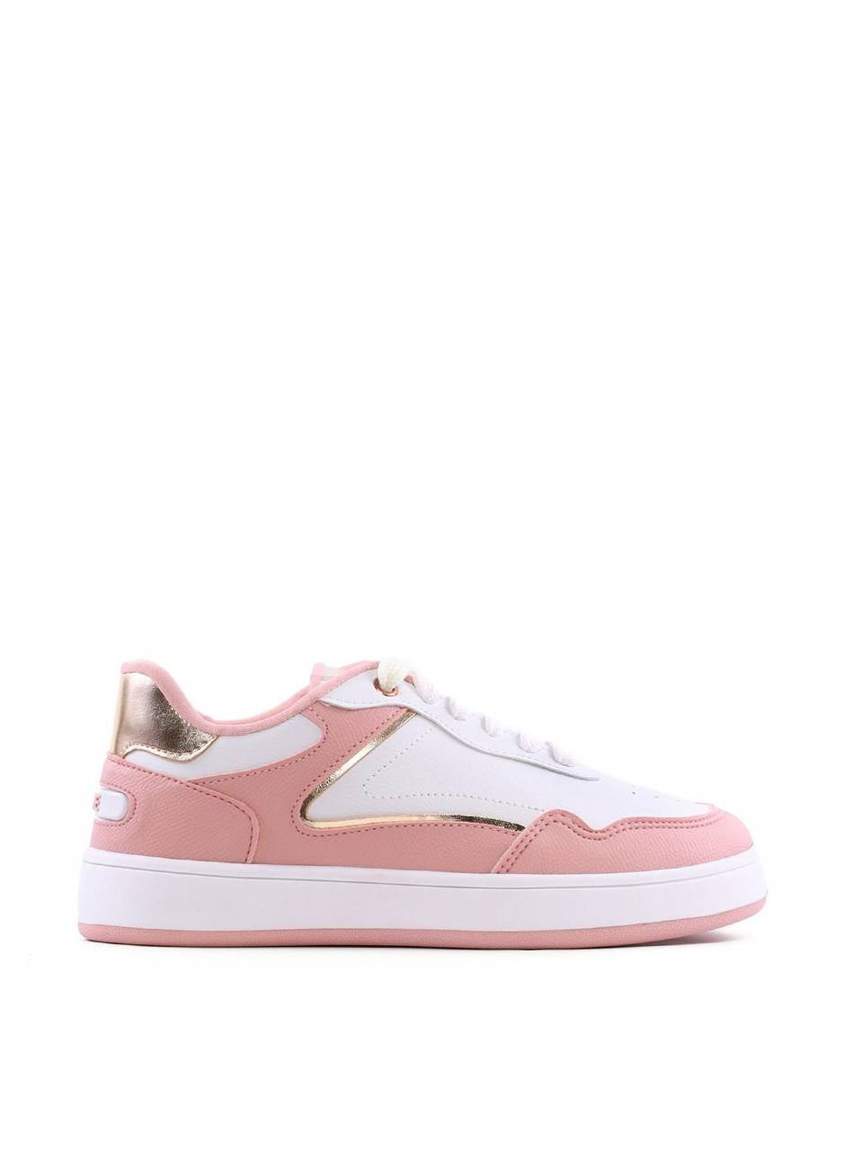 Tênis Casual com Recortes - Rosa SP-12114 - RS