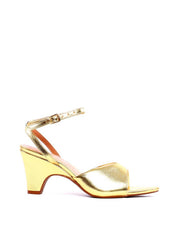 Sandália Anabela Bico Fino - Ouro BSI-11924 - AU