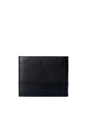 Carteira Masculina Pocket Couro Aberta Tira Couro Preta CAI-596 - PR