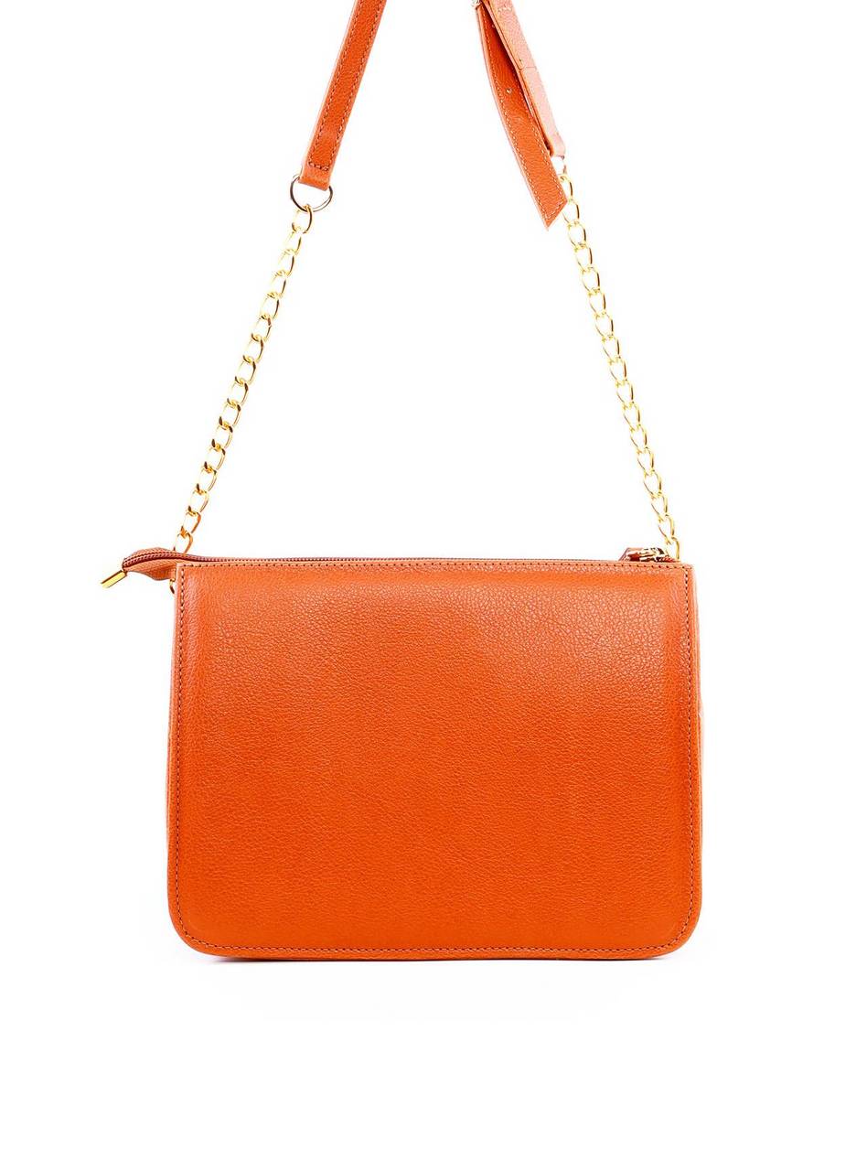 Bolsa Tote Transversal com Corrente - Cacau BSI-6276 - CA