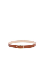 Cinto Feminino em Couro com Fivela Retangular - Castor 1.1820000988 - CS