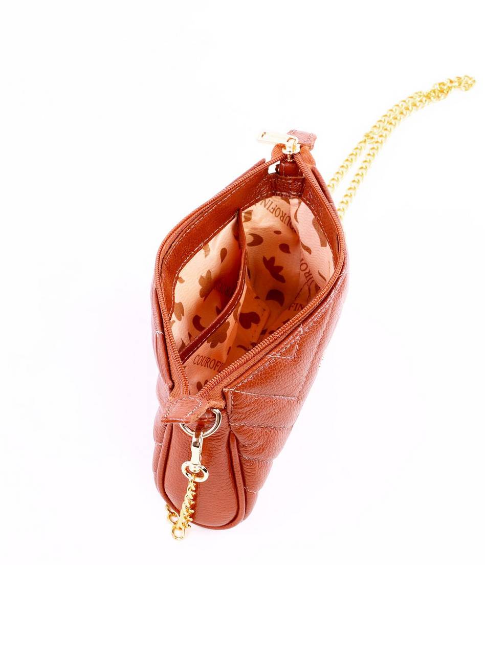 Bolsa Solange Clutch em Matelassê - Castor BSI-6299 - CS