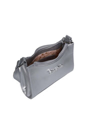 Bolsa Hobo Média Tiracolo Prata BSI-5751 - PT