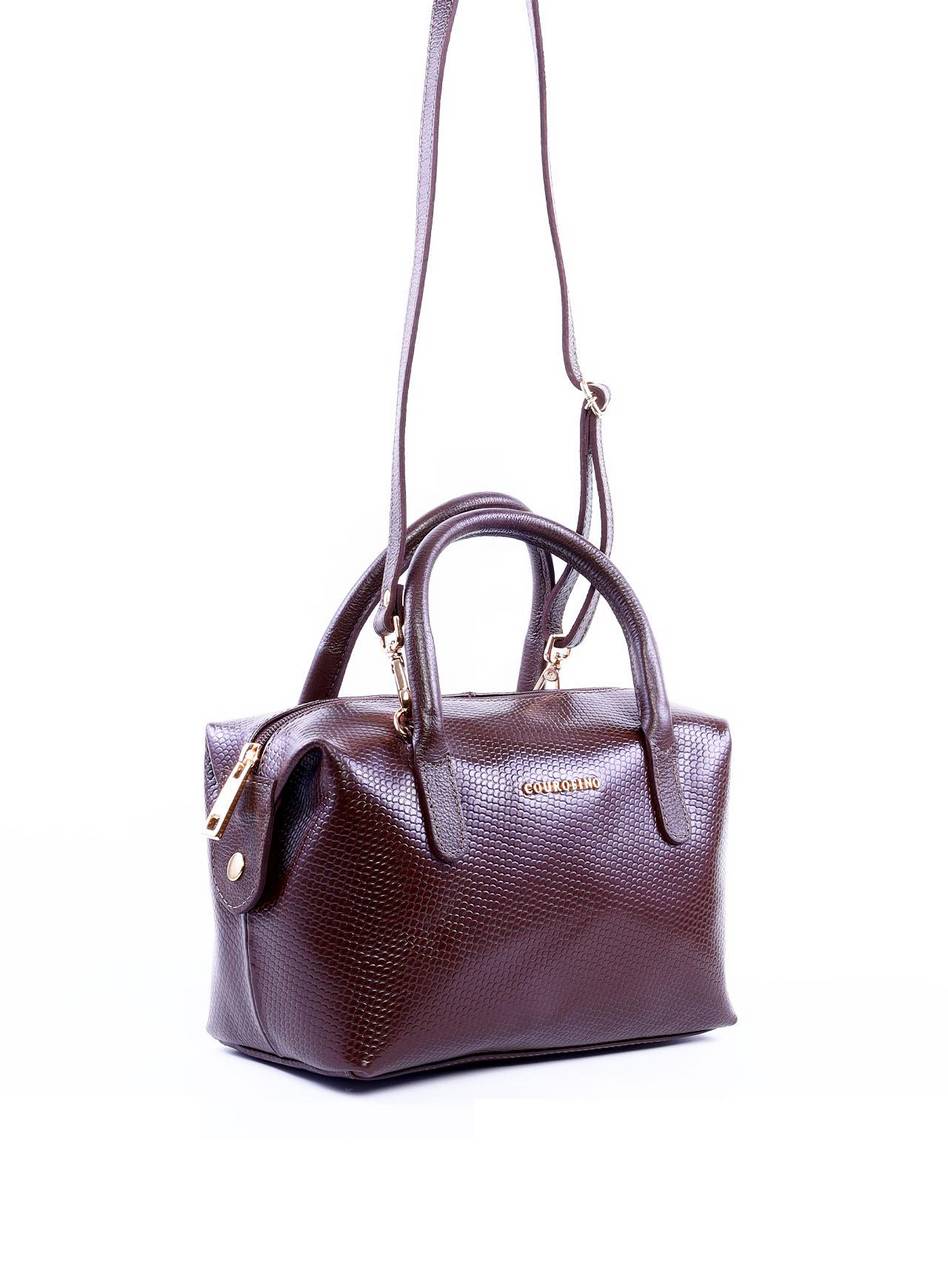 Bolsa Baú com Alça Dupla - Cacau BSI-6330 - CA