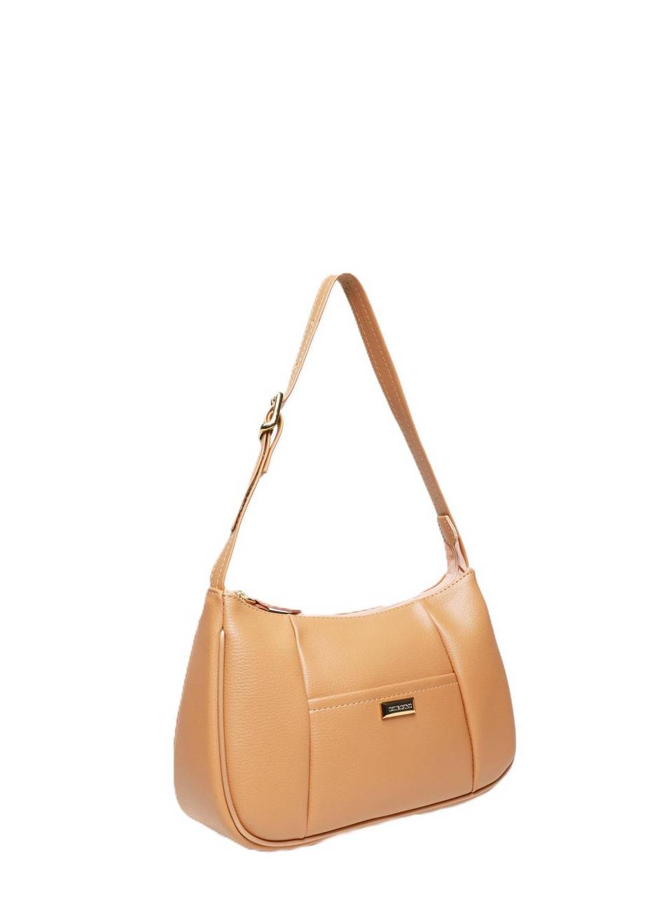 Bolsa Clutch Pequena Tiracolo - Nude BSI-5851 - NU