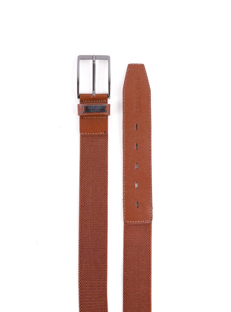 Cinto Masculino Casual em Lona e Couro - Castor CTI-1014 - CS