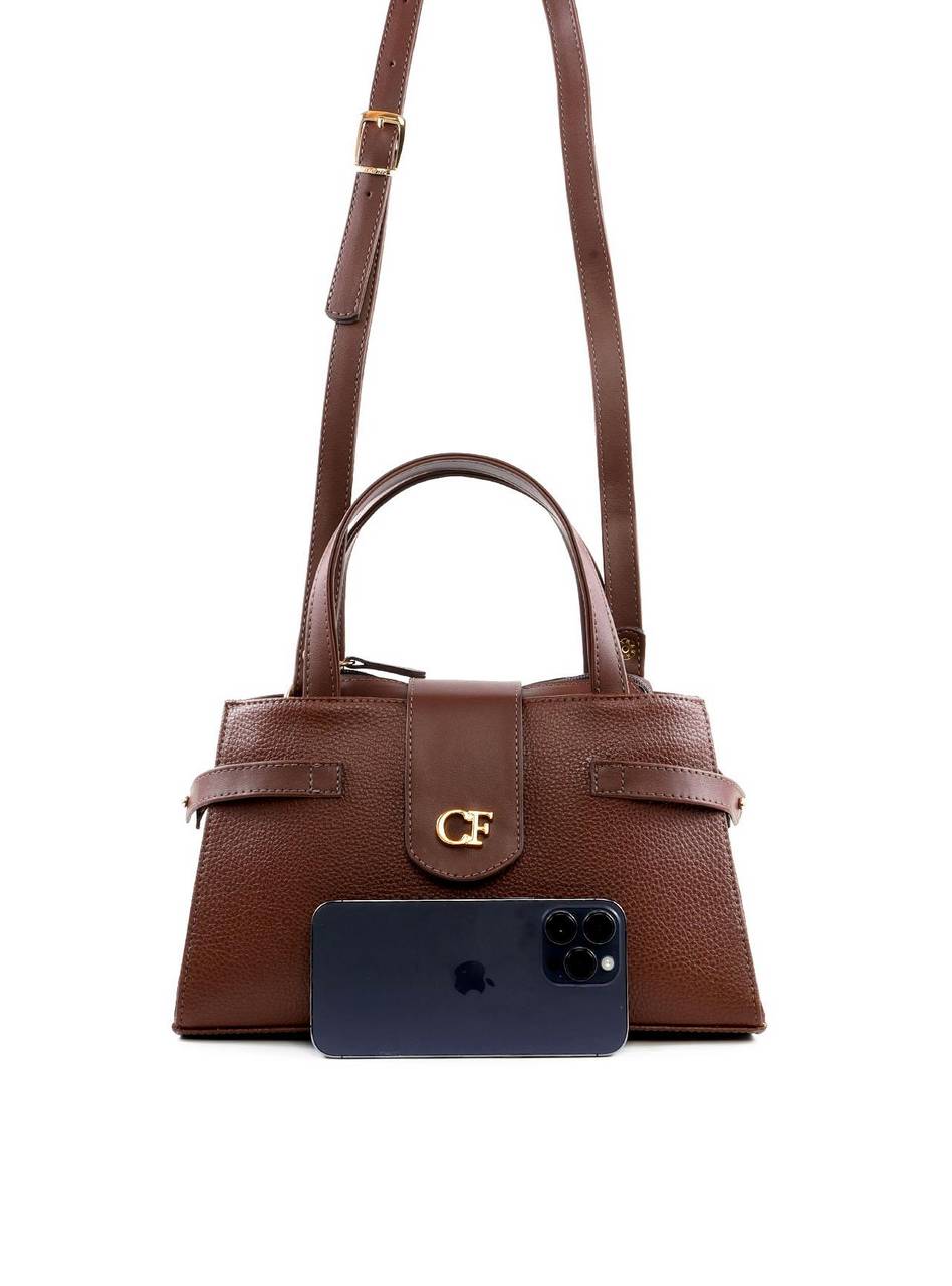 Bolsa Tote Retangular com 3 Divisórias - Cacau BSI-6443 - CA