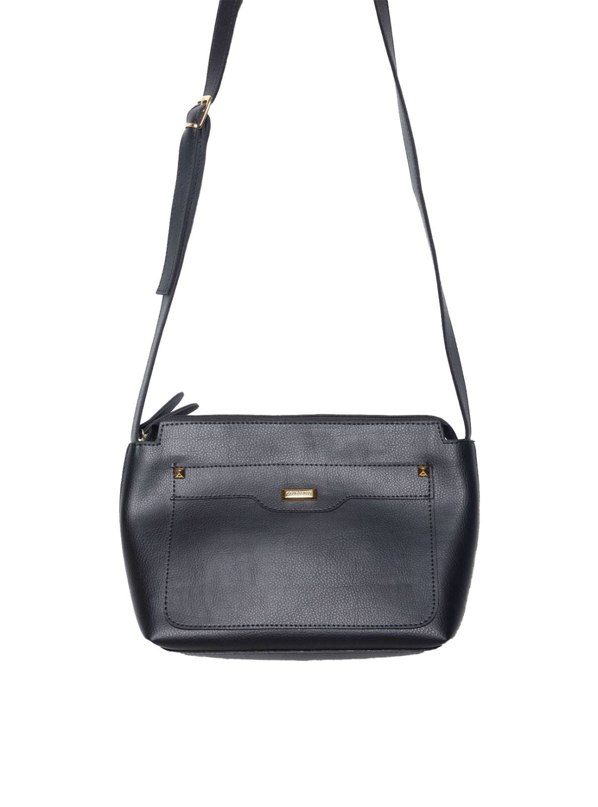 Bolsa Tote Média Transversal Preta BSI-5856 - PR