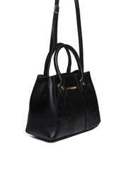 Bolsa Tote Mão Transversal Pequena Preta BSI-5766 - PR