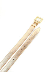 Cinto Feminino com Fivela Quadrada Forrada - Ouro CTI-1007 - AU