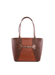 Bolsa Shopper com Tressê e Fivela - Cacau BSI-6421 - CA