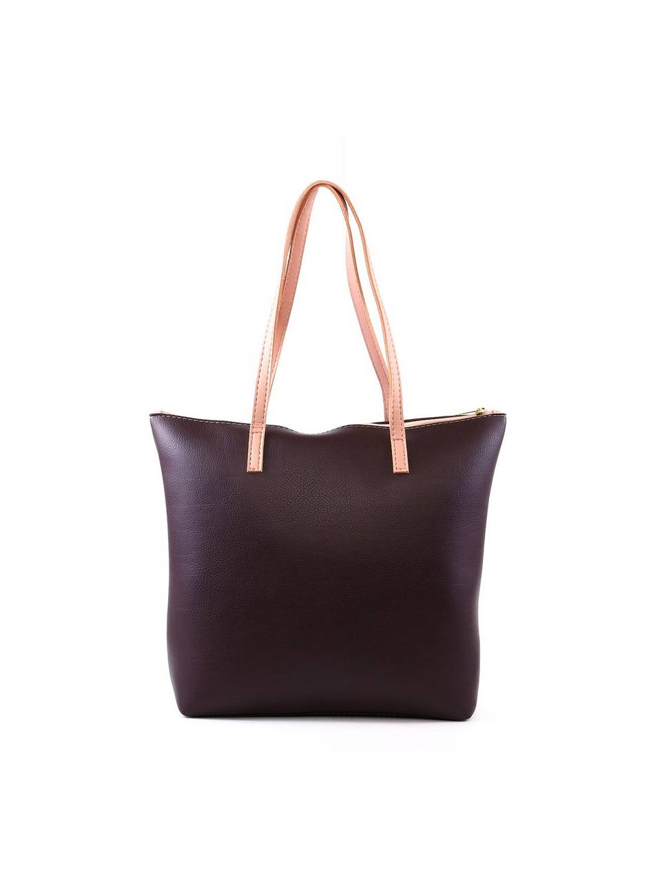 Bolsa Shopper com Bolso Frontal - Cacau BSI-6361 - CA