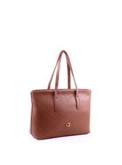 Bolsa Shopper com Costuras Frontais - Cacau BSI-6159 - CA