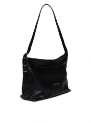 Bolsa Feminina Hobo Couro Grande Tiracolo Preta BSI-5939 - PR