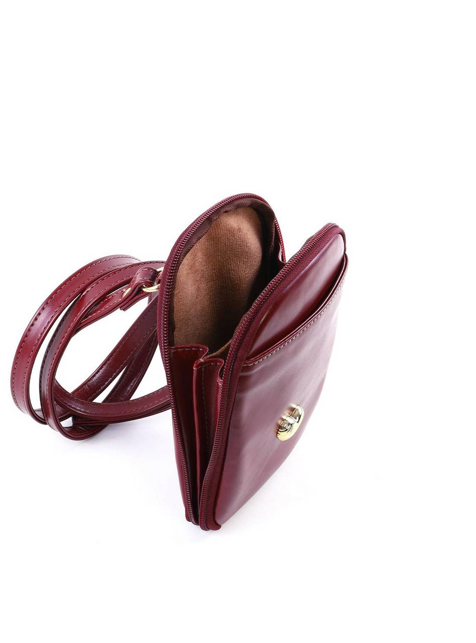 Bolsa Bag Transversal Coração Porta Celular - Vinho BSI-6396 - VI