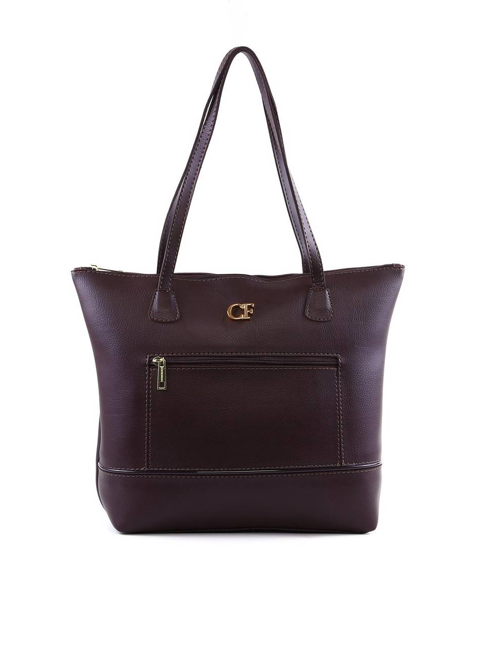 Bolsa Shopper Tiracolo com Frizo - Cacau BSI-6373 - CA