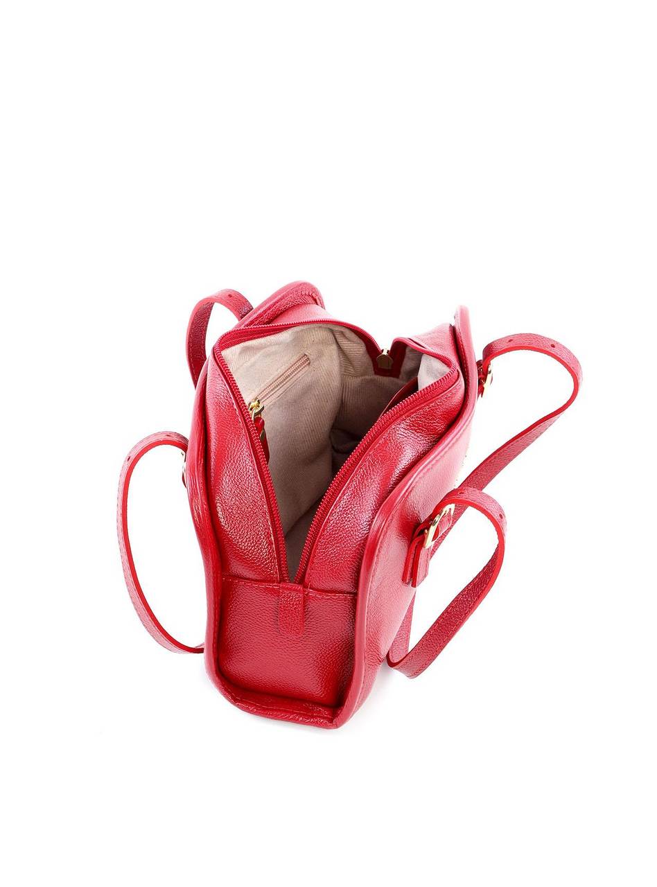 Bolsa Tote com Fivelas - Vermelha BSI-6178 - VE