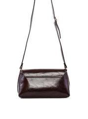 Bolsa Satchel Média Tampa com Recortes - Cacau BSI-6484 - CA