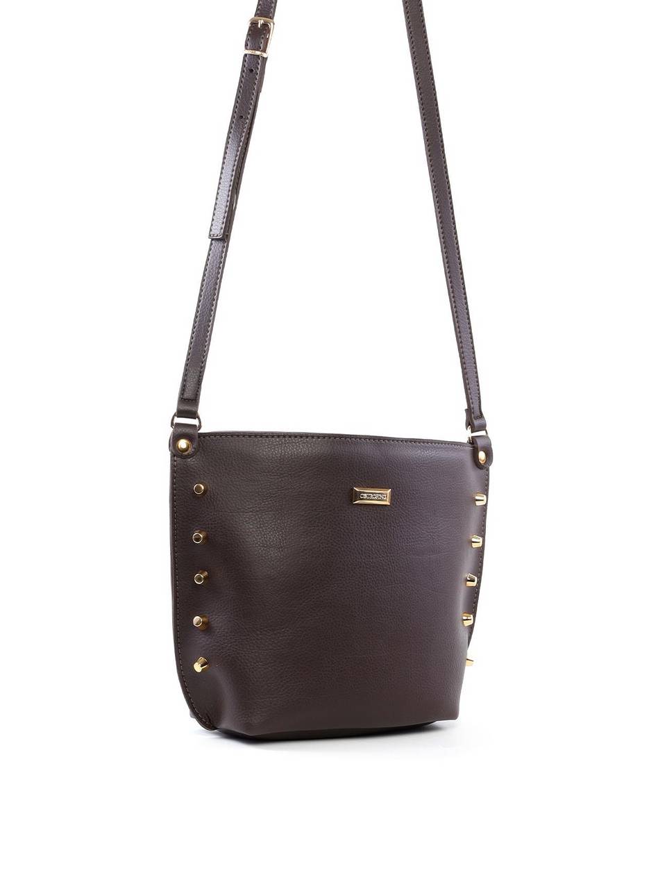 Bolsa Tote Quadrada com Spikes - Cacau BSI-6408 - CA