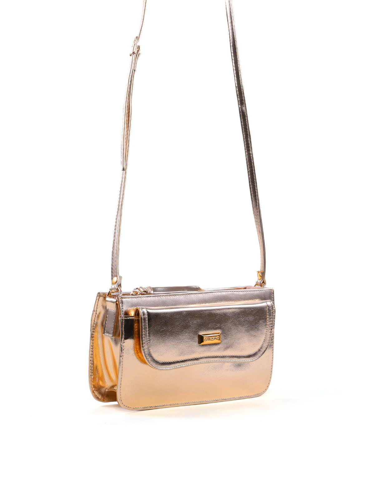 Bolsa Transversal Pequena com Bolso Frontal BSI-6539 - AU