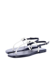 Rasteira de Dedo com Tira de Strass - Preta SDI-11828 - PR