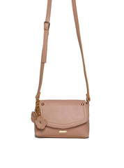 Bolsa Saddle Pequena Alça Ajustável Nude - BSI-5953 - NU BSI-5953 - NU