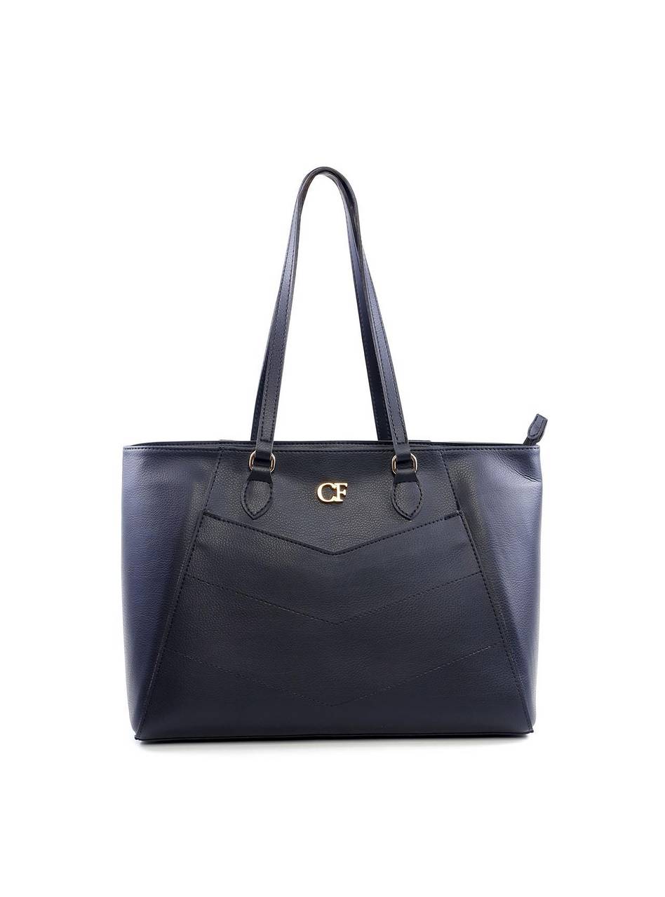 Bolsa Shopper com Recorte Frontal - Preta BSI-6166 - PR
