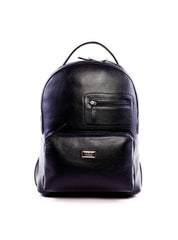 Mochila Masculina Executiva em Couro - Preta MEI-458 - PR