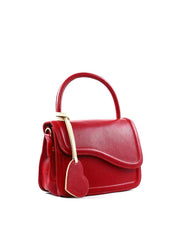 Bolsa Satchel Média com Charm de Coração - Vermelha BSI-6388 - VE