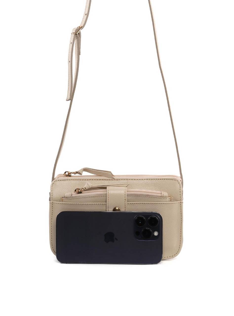 Bolsa Clutch Transversal com Bolso Removível - Fenno BSI-6417 - FE