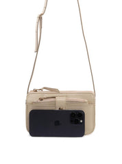 Bolsa Clutch Transversal com Bolso Removível - Fenno BSI-6417 - FE