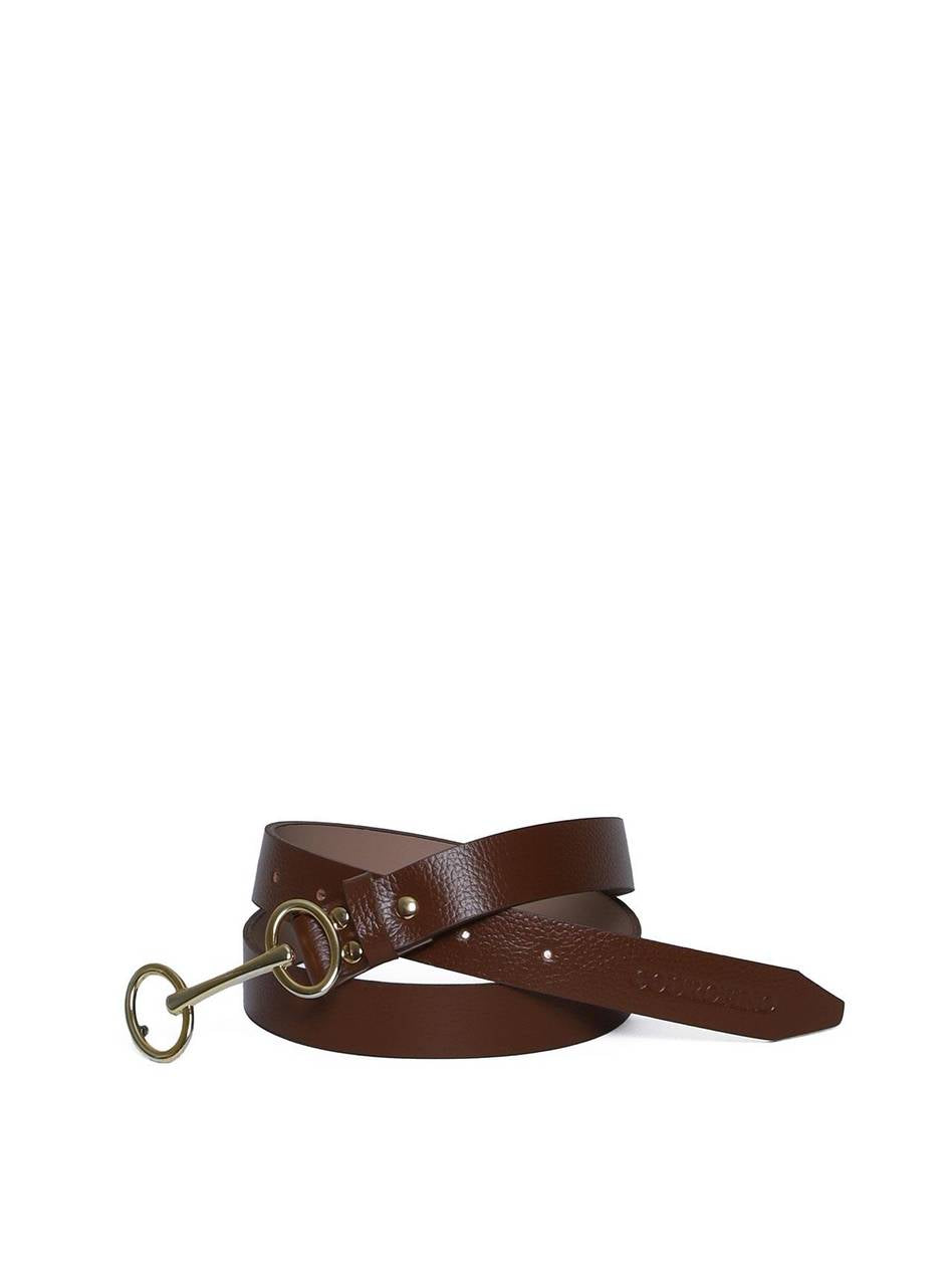 Cinto Feminino em Couro com Fivela Bridão - Castor CTI-973 - CS