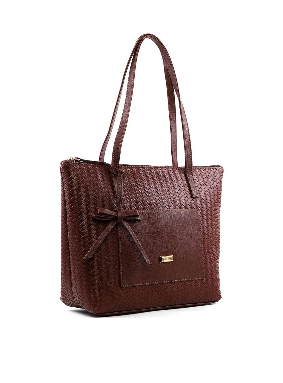 Bolsa Shopper Bag Charm Laço - Cacau BSI-6381 - CA