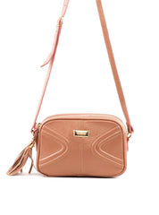 Bolsa Feminina Clutch Pequena Couro Nude BSI-5731 - NU