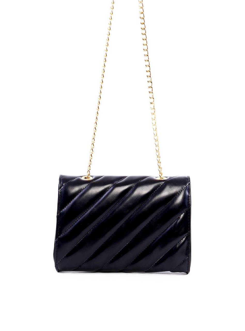 Bolsa Leila Satchel em Matelassê - Preta BSI-6305 - PR