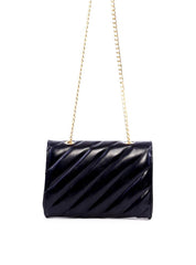 Bolsa Leila Satchel em Matelassê - Preta BSI-6305 - PR