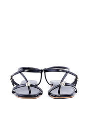 Rasteira com Tira Lateral e Esferas - Preta SDI-11854 - PR