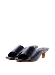 Tamanco Salto Kitten com Tira Larga - Preto SDI-11908 - PR