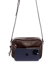Bolsa Bag Transversal com Bolso Frontal - Cacau BSI-6427 - CA