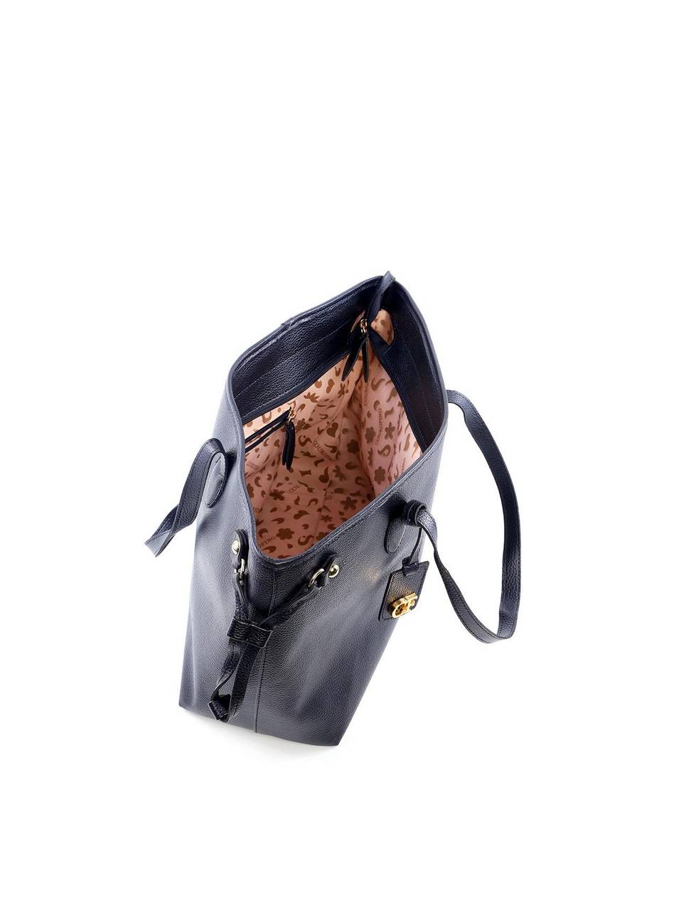 Bolsa Shopper Tiracolo com Bag Charm CF - Preta BSI-6126 - PR