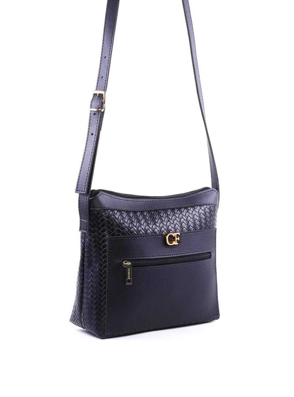 Bolsa Tote Transversal Quadrada - Preta BSI-6355 - PR