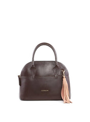 Bolsa Tote Arredondada com Barbicacho - Cacau BSI-6419 - CA