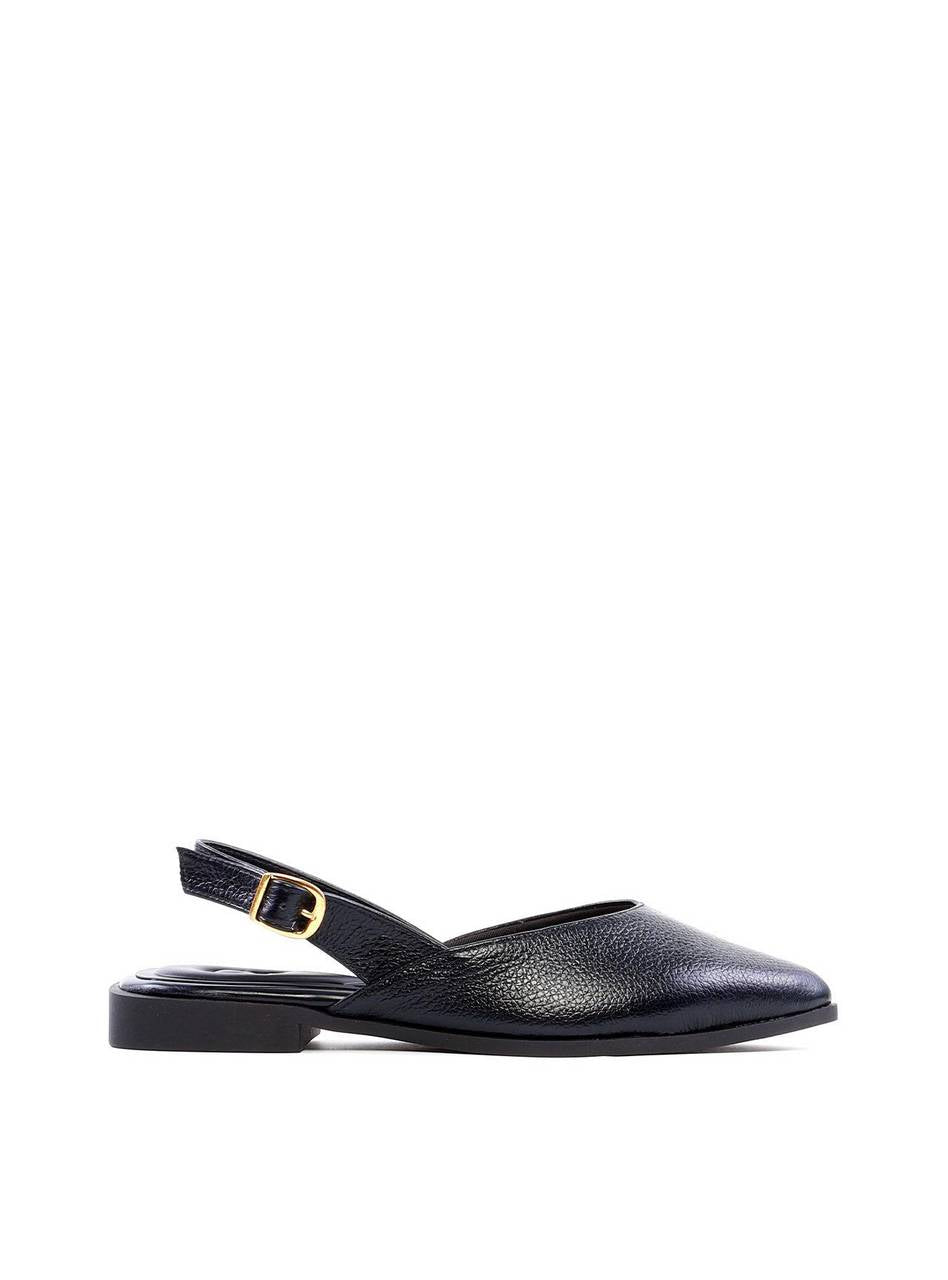 Sapatilha Slingback Bico Fino - Preta SDI-11965 - PR