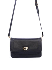 Bolsa Satchel Retangular Transversal - Preta BSI-6051 - PR