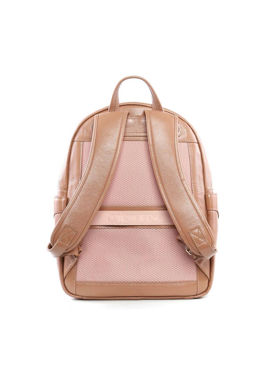 Mochila Feminina com Bordado Frontal - Nude MEI-463 - NU
