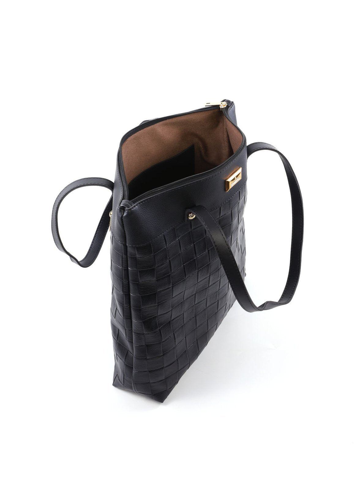 Bolsa Shopper Tiracolo com Tressê e Esferas nas Alças BSI-6553 - PR