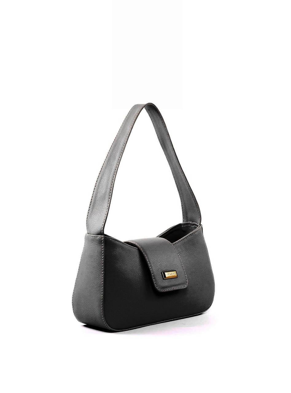 Bolsa Baguete com Lingueta Larga - Preta BSI-6175 - PR