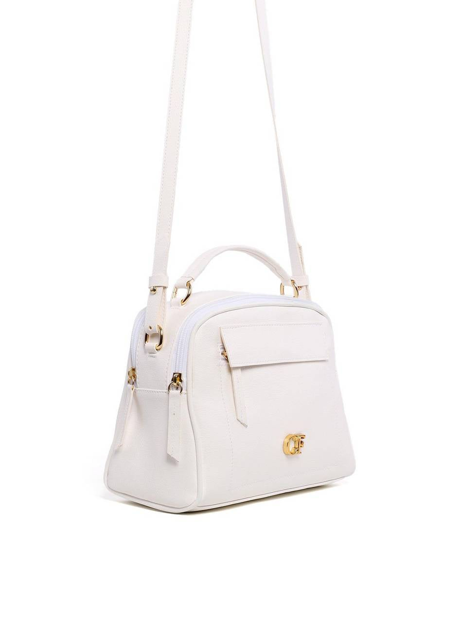 Bolsa Baú com Duas Divisórias - Branca BSI-6229 - BR